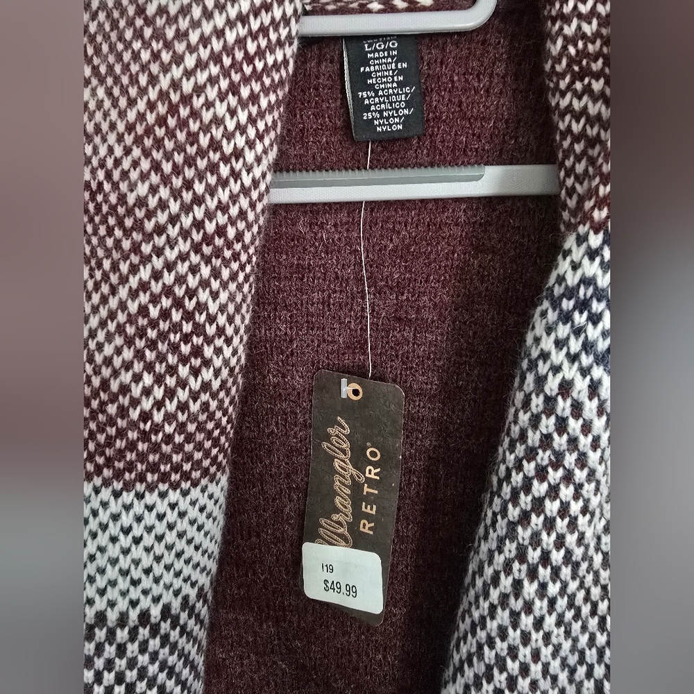 Wrangler large womens long sweater brand new - Picture 2 of 3